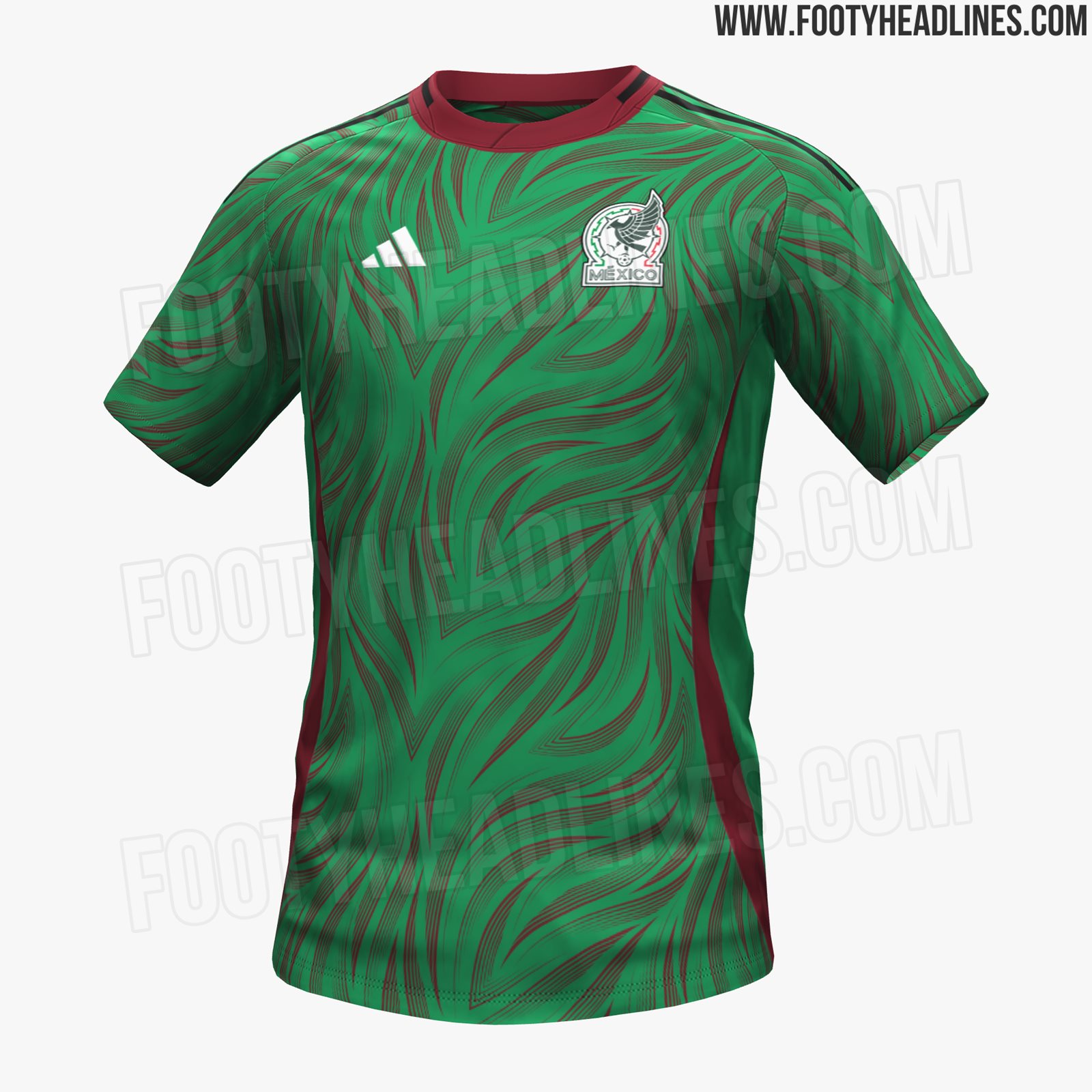 Exclusive Adidas Mexico 2024 Home Kit to Be Multicolor Footy Headlines
